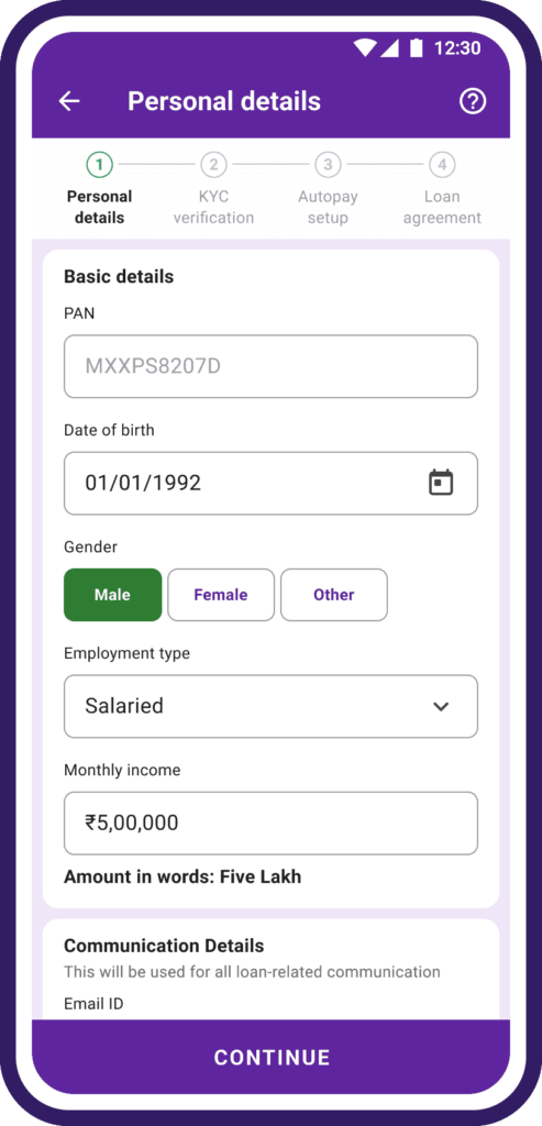 PhonePe Loan